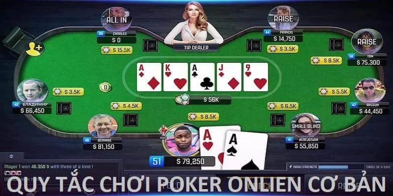 Quy tắc đánh poker online cơ bản